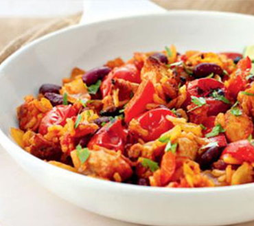 Chicken With Red Kidney Beans