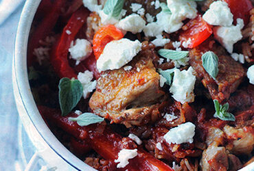 One Pot Spanish Chicken & Rice