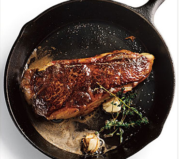 Pan Fried Club steak